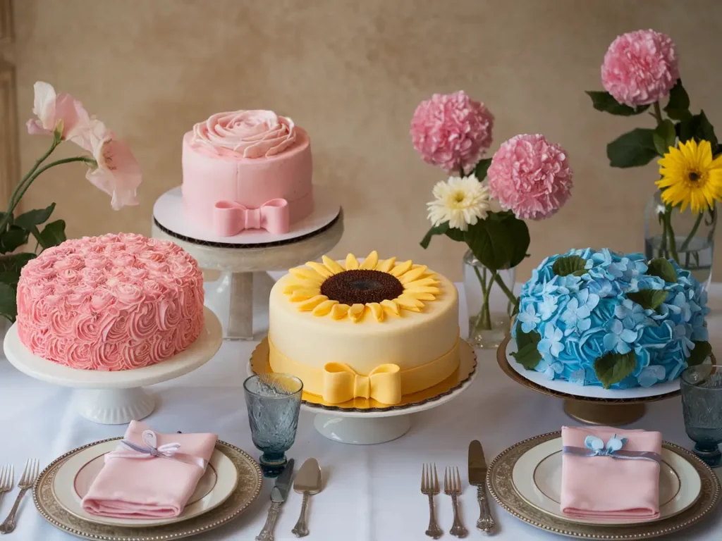 Beautiful Flower Birthday Cake Ideas