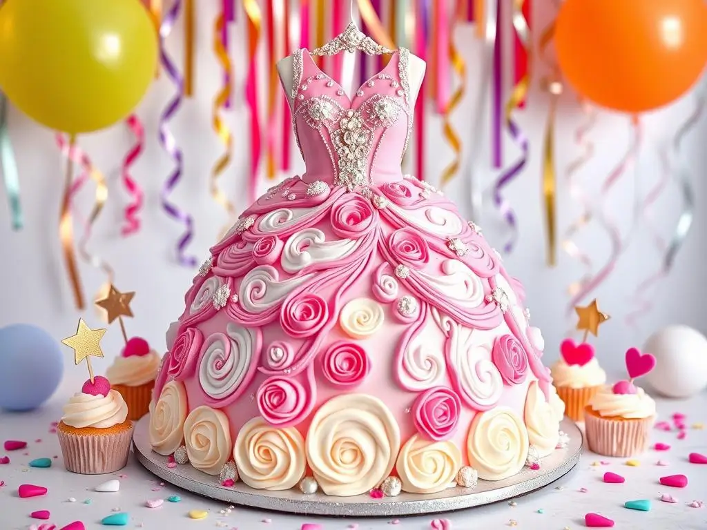 Barbie Dress Cake Ideas