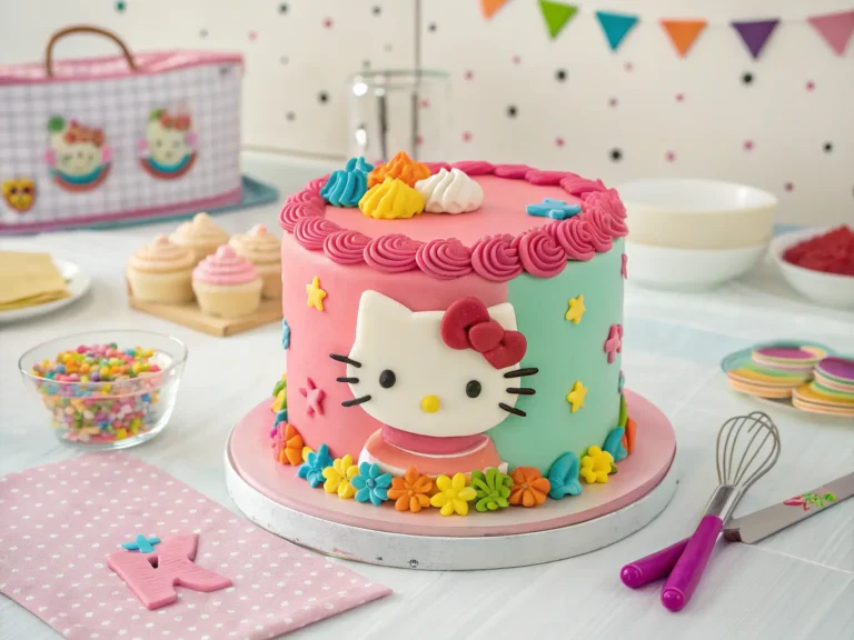 Hello Kitty Birthday Cake Recipe