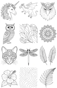 adult coloring pages