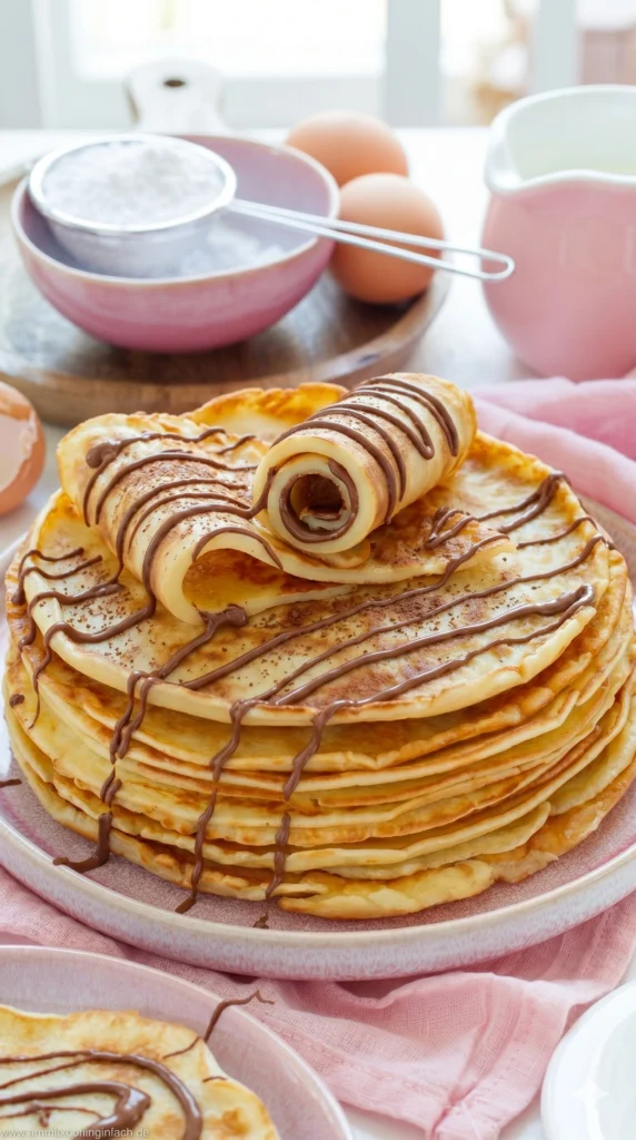 Suchen Sie nach einem Rezept für Pfannkuchen für 4 Personen? Hier finden Sie eine einfache Anleitung für perfekte, goldbraune Pfannkuchen zum Genießen!