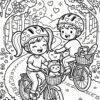easy coloring pages for kids printable