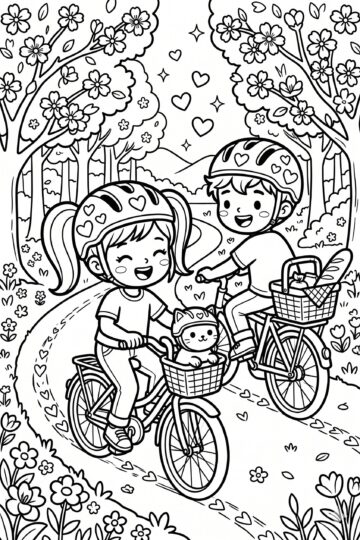 easy coloring pages for kids printable