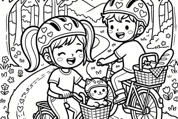 easy coloring pages for kids printable