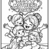 Printable Mother's Day Coloring pages