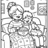 Mother's Day coloring pages
