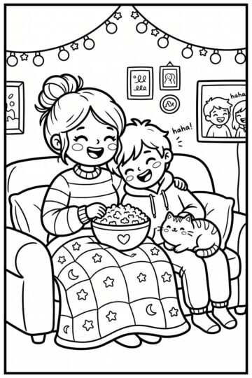 Mother's Day coloring pages
