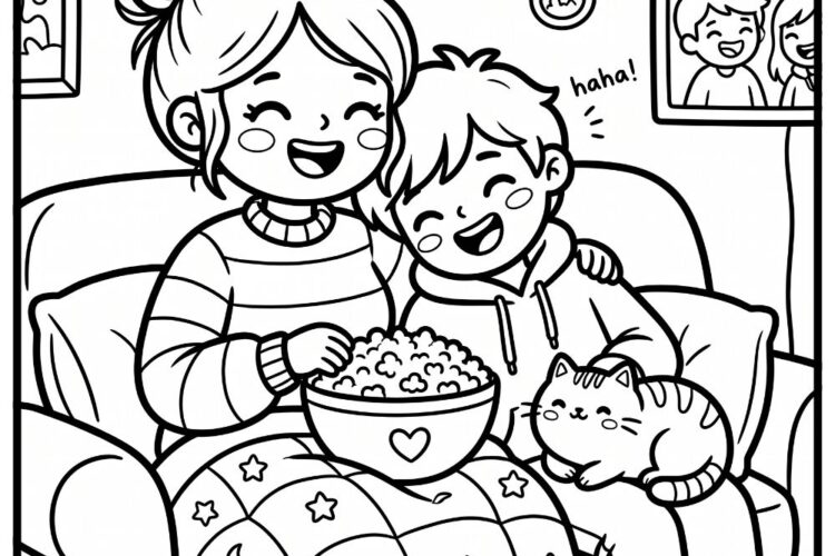 Mother's Day coloring pages